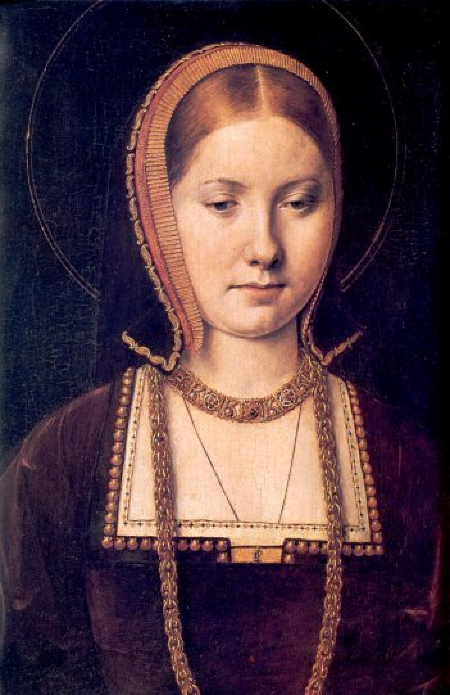 Head and shoulders portrait of Katherine Parr