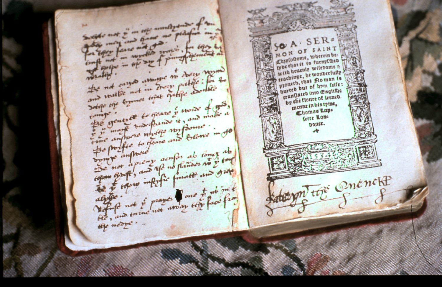 Photo of a book written by Katherine Parr