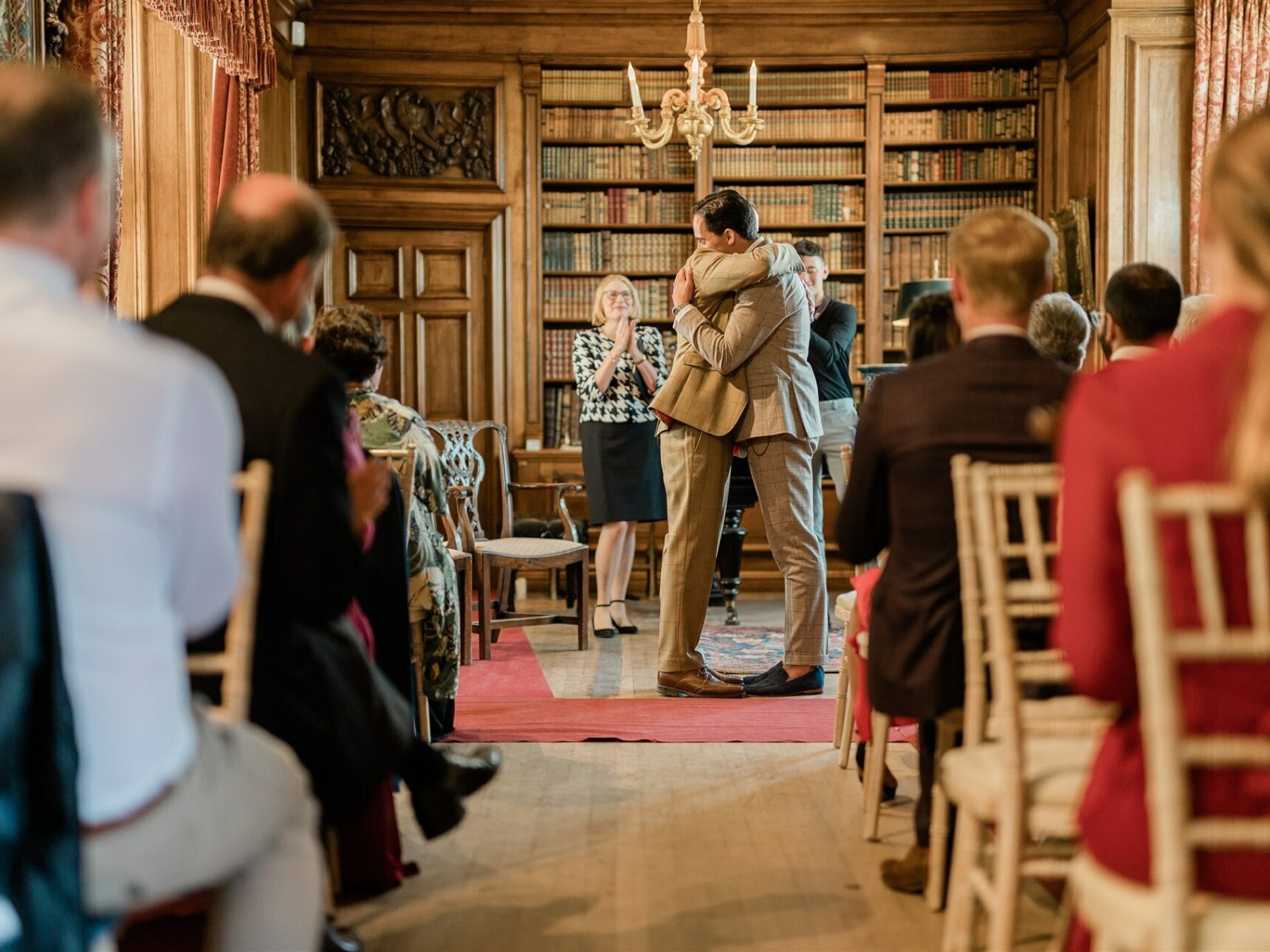 The library is an atmospheric space for your wedding ceremony