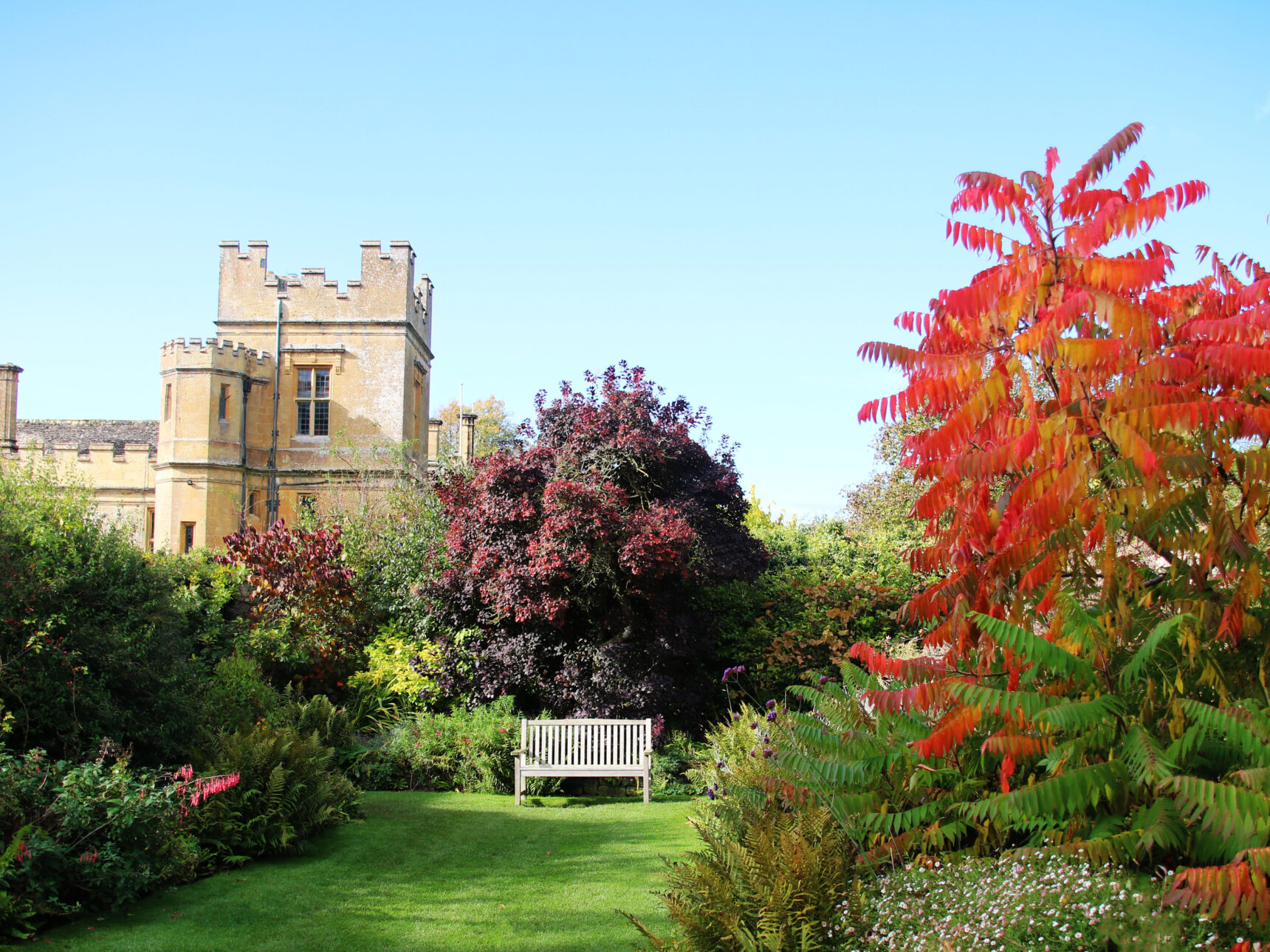 Enjoy a stroll through the grounds in their autumnal glory