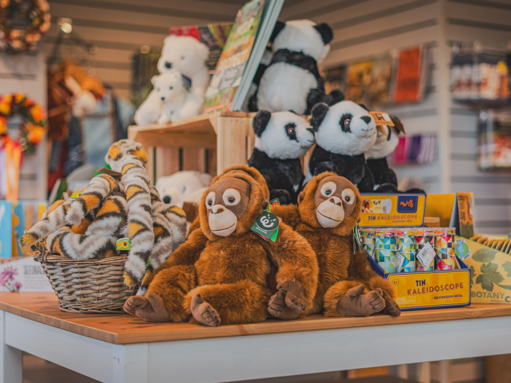 Soft toys in Sudeley's Gift Shop