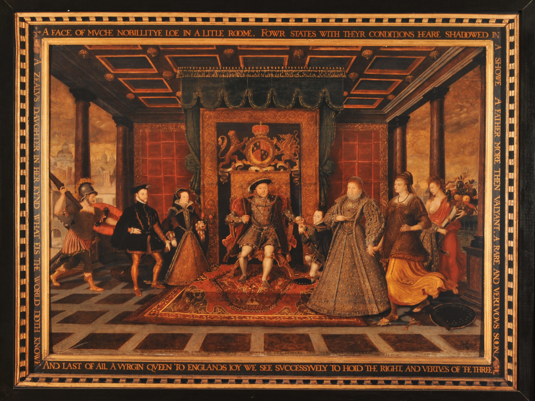 Allegory of the Tudor Succession is one of Sudeley's greatest treasures and an extraordinary piece of Tudor propoganda
