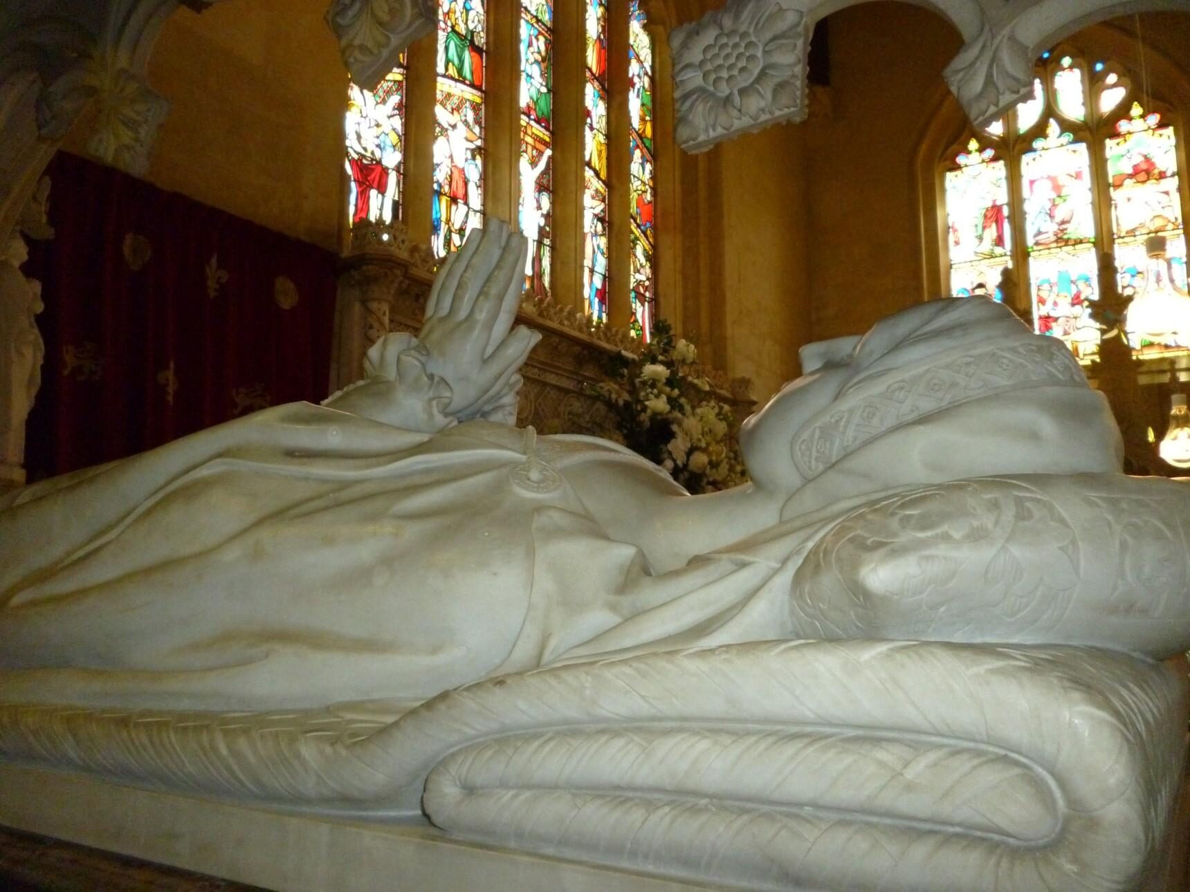 Close up of Katherine Parr's Tomb