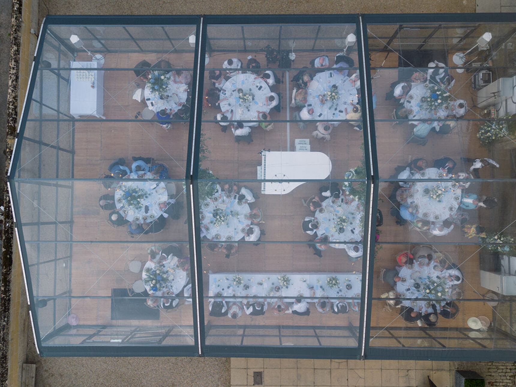 The Orangery from above.