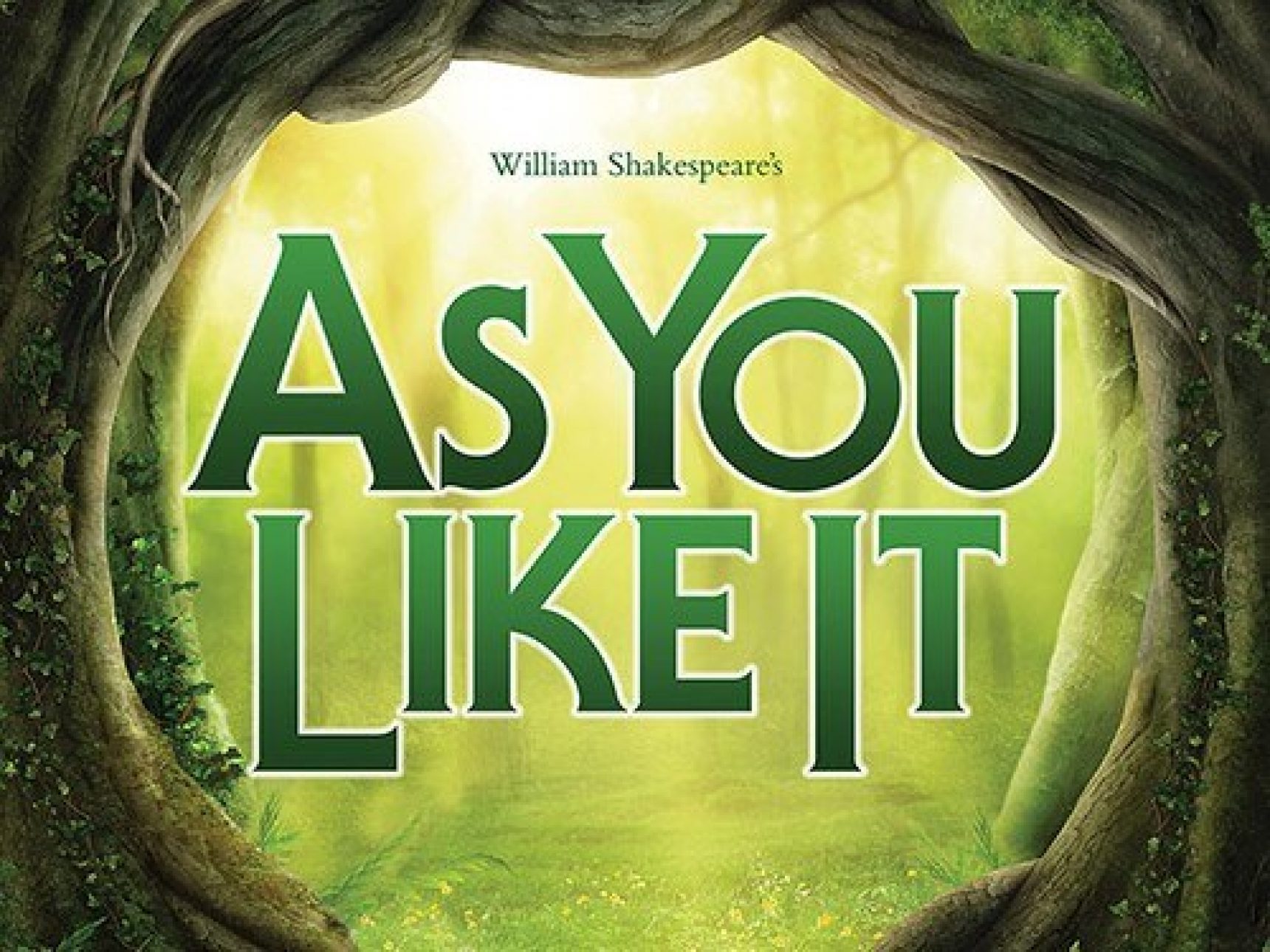 As You Like It text graphic