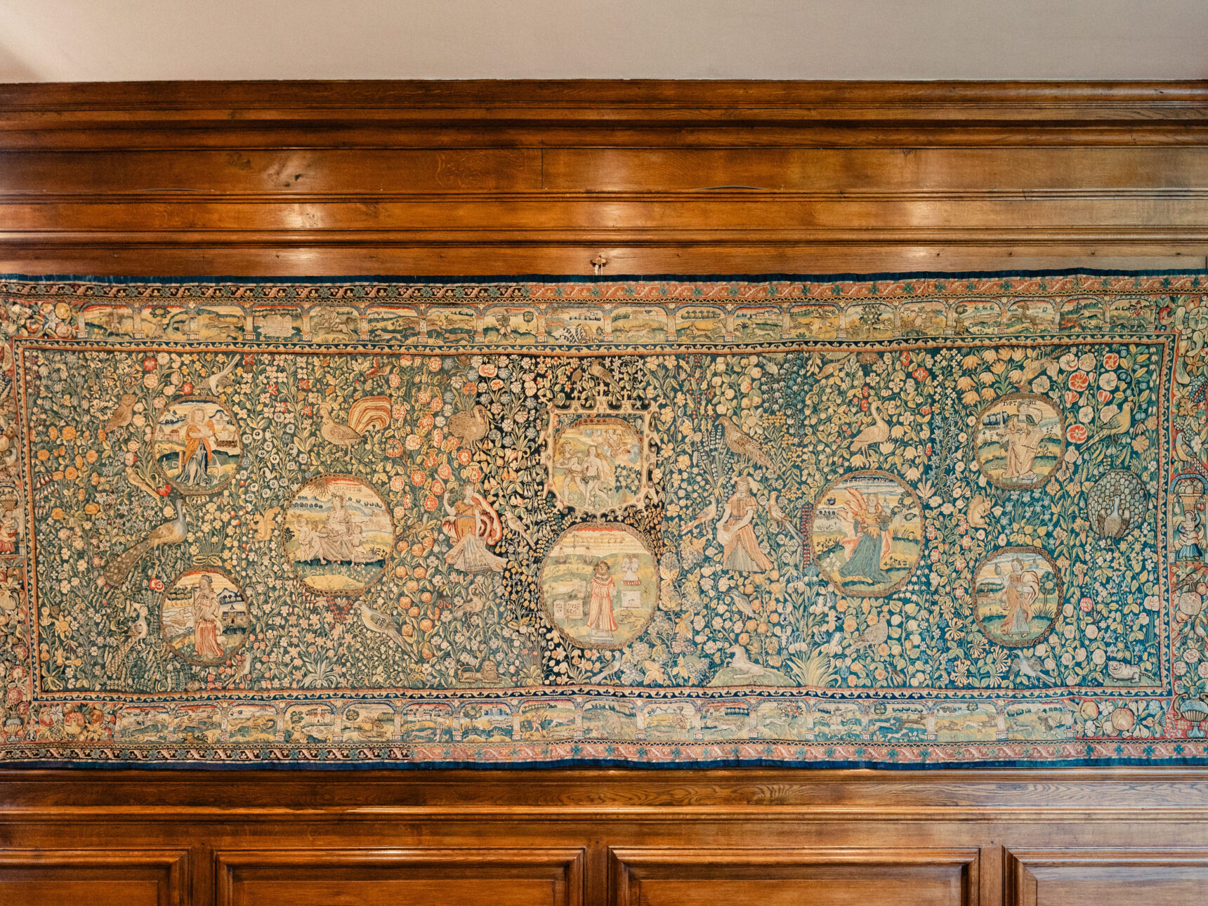 Conservation in action on the Sheldon Tapestry
