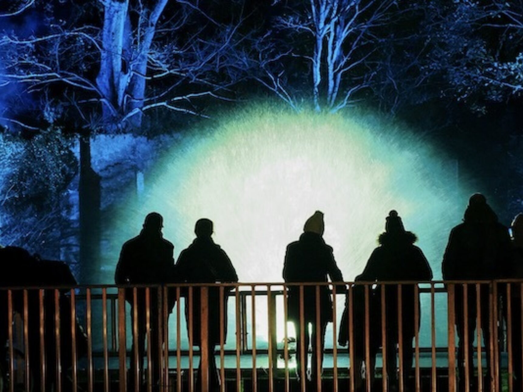 Spectacle of Light at Sudeley Castle water feature