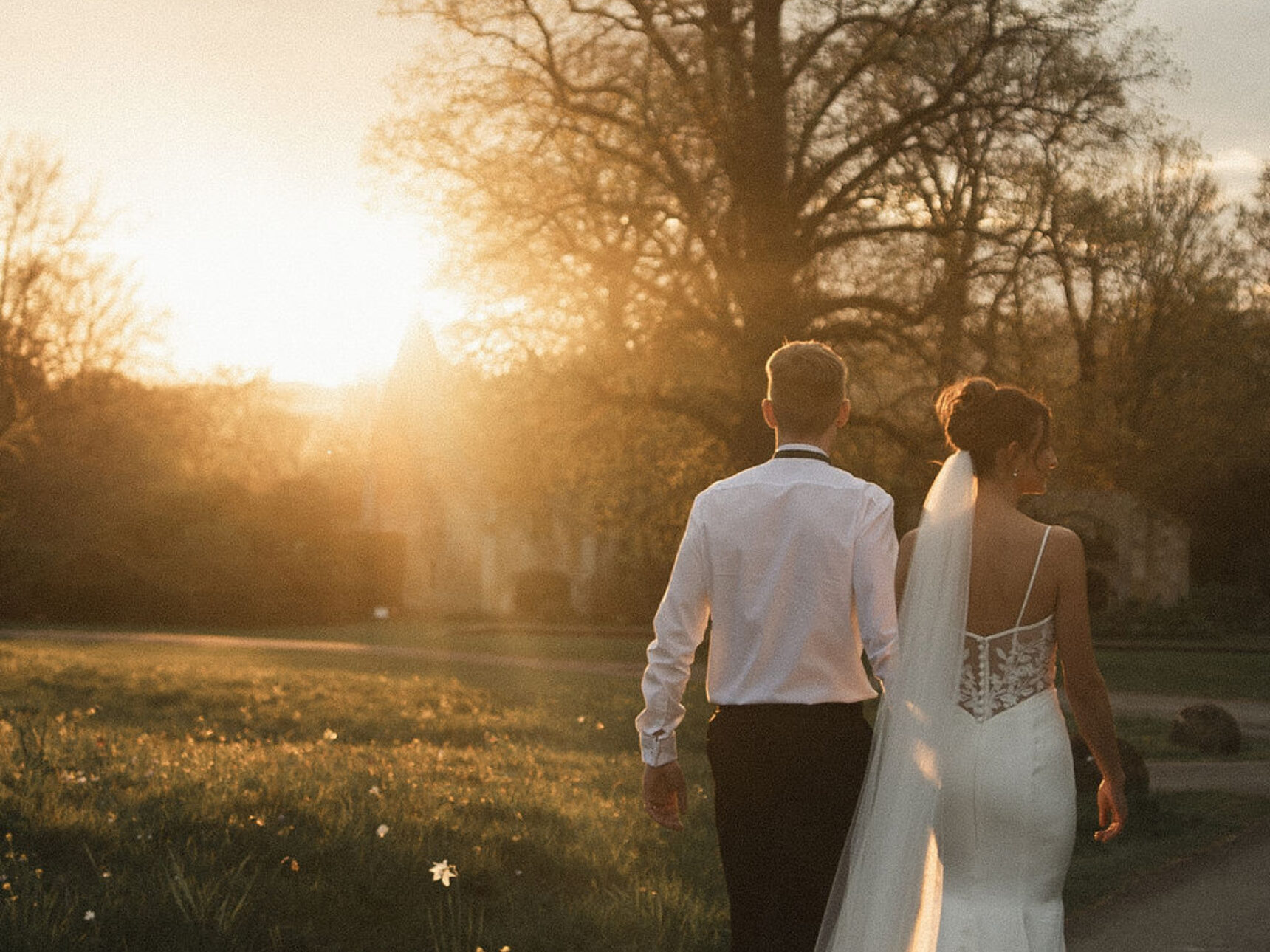 Sunset walks around the grounds for those golden hour portraits