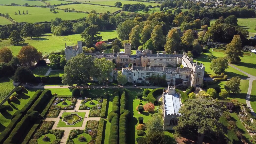 Sudeley Castle and its gardens in the Cotswolds